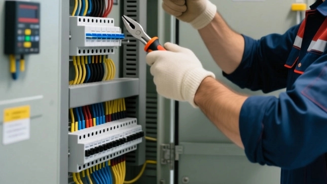 Electrical services and all types of small electrical work in the Ahura electrical installation complex